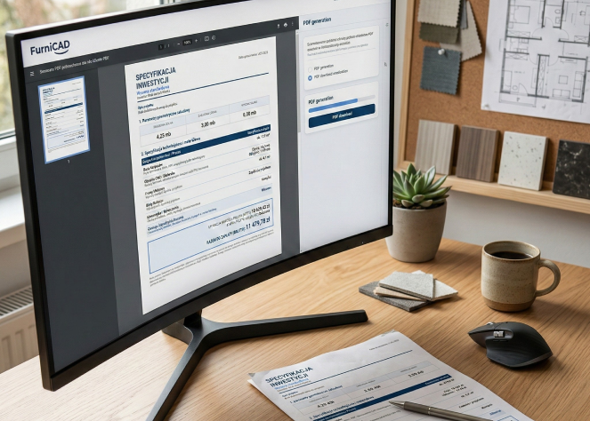 Interfejs FurniCAD